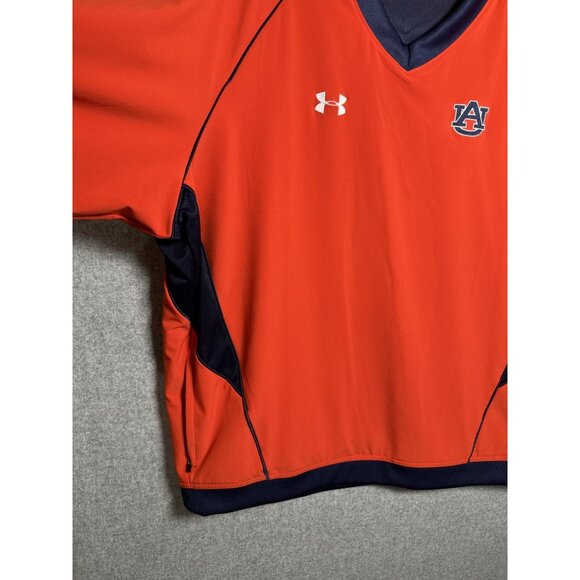 UNDER ARMOUR Auburn Tigers Mens XL Windbreaker V Neck Pullover War Eagle - Picture 7 of 16